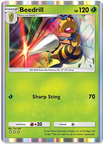 Pokemon TCG Pocket Cards: Beedrill