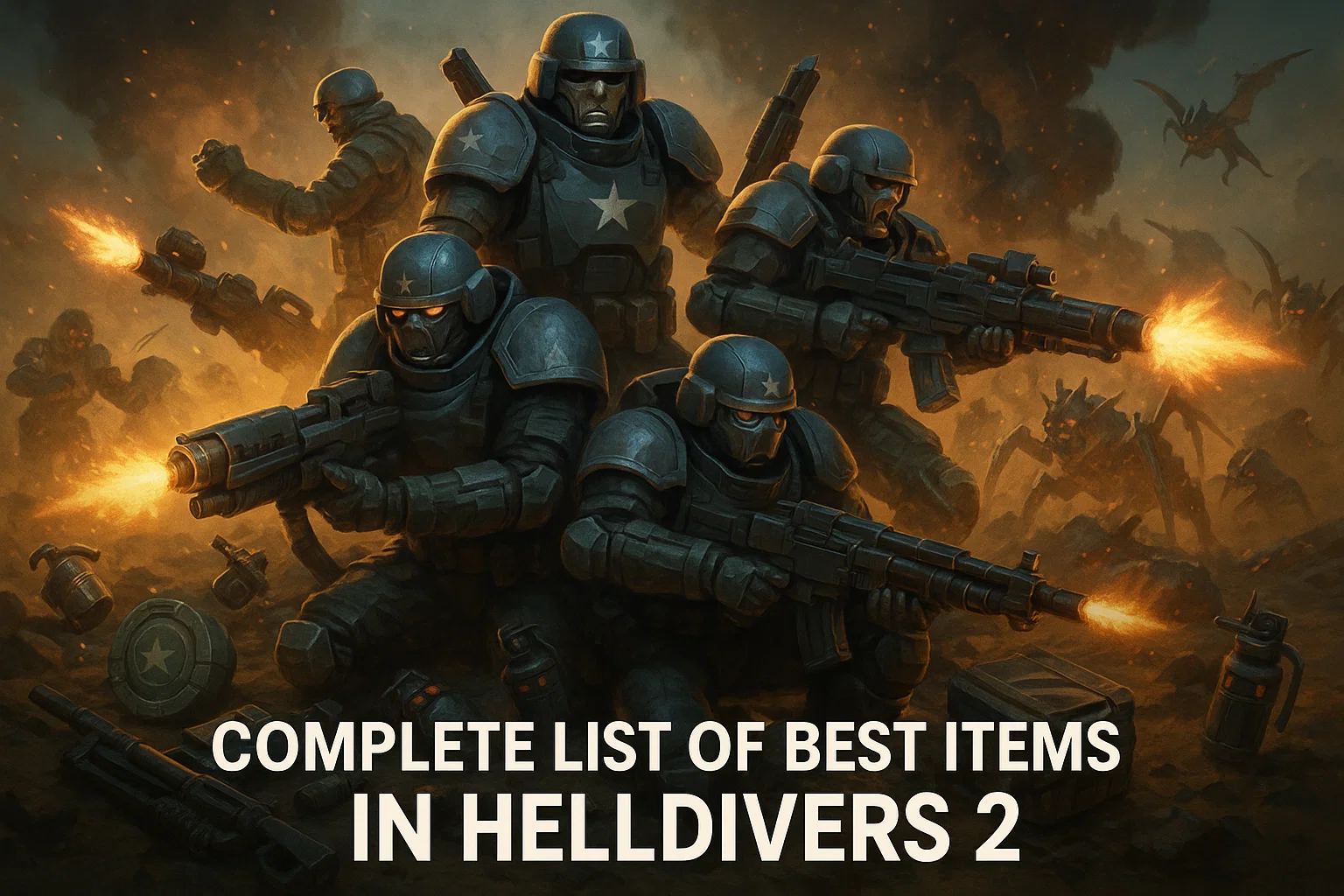 Complete List of the Best Items in Helldivers 2